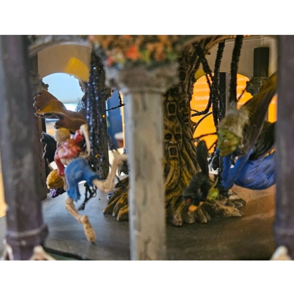WORKING DEPT 56 GHOSTLY CAROUSEL HALLOWEEN ANIMATED ORIGINAL SNOW VILLAGE SERIES - Picture 10 of 16